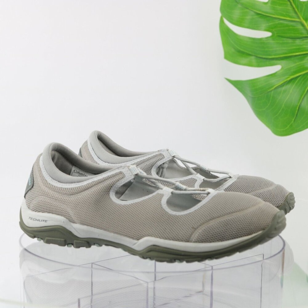 Columbia Womens Fire Venture Mary Jane Sneaker Size 9 Gray Lace Up Outdoor Shoe - Picture 1 of 12